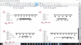 7th Grade Chapter 8 Test 1 Study Guide - Data Displays