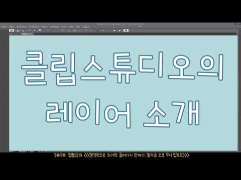 클립스튜디오 레이어 소개 (벡터, 레스터, 기타 레이어) [두미두미]