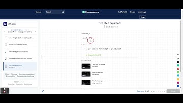 Intro video for: Two step equations, Algebra practice, Khan Academy