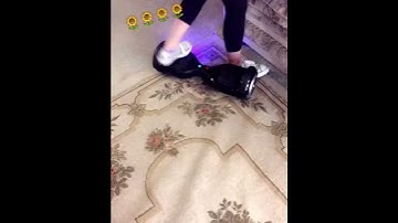 My best friends is ridding a hoverboard for the first time 😜