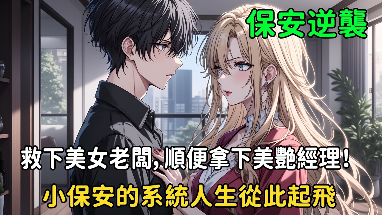 《救下美女老闆，順便拿下美艷經理！小保安的系統人生從此起飛》【女神圖鑑系統已綁定】每攻略一位女神，獎勵武技、技能、房產、豪車、股份……#小说 #小说推荐 #穿越 #奇幻 #爽文 #台灣繁體中文