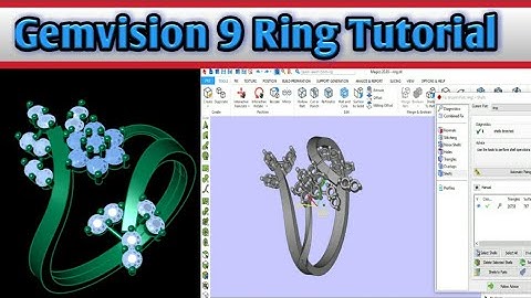 how to create a ring in matrix 9 cad cam/gemvision ring tutorial