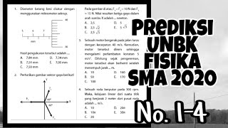 Prediksi unbk fisika sma 2020 no. 1-4