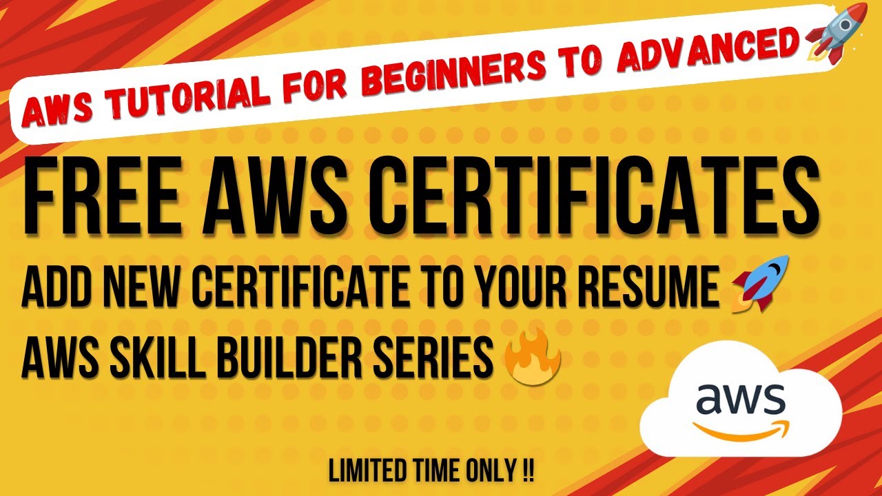 🚀 AWS Free Certification 2025 | AWS Skill Builder Series | Limited Time ...