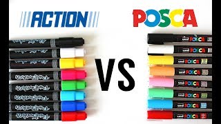 POSCA VS Feutres acryliques ACTION! Dupe de Posca?