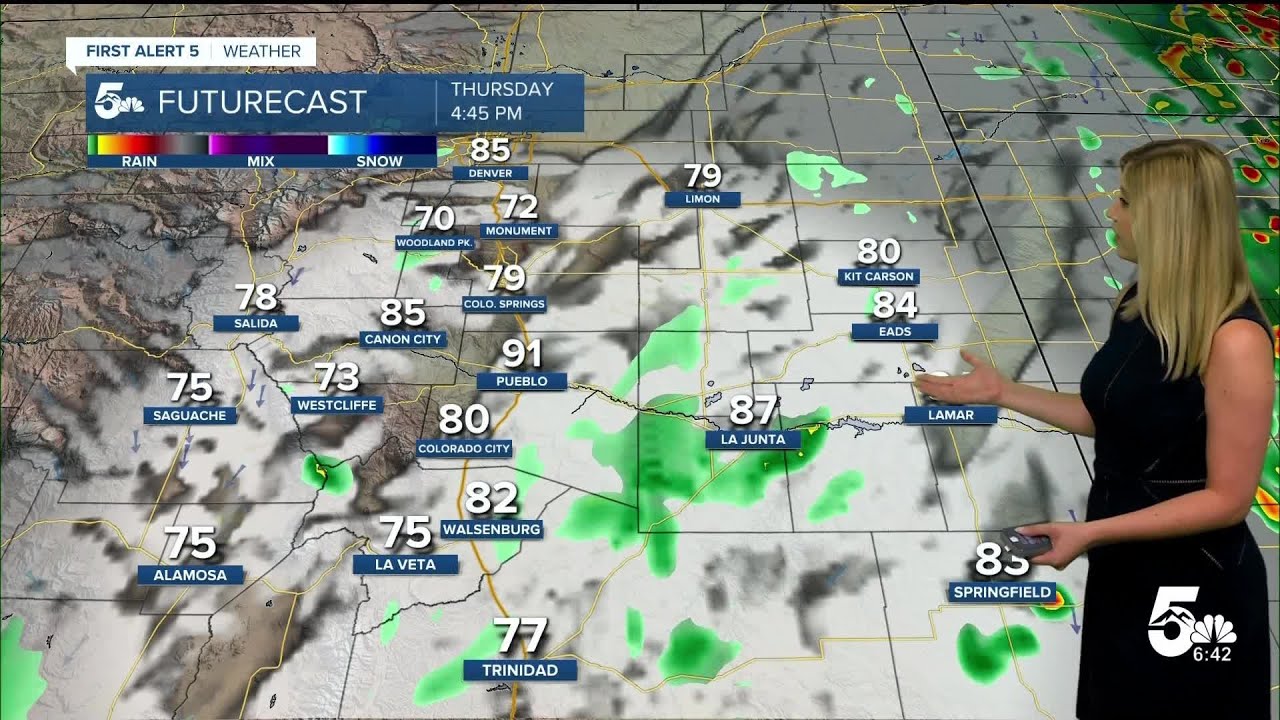 Cloudy and breezy on Thursday in southern Colorado - YouTube