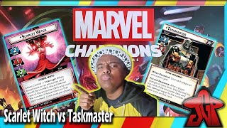 Scarlet Witch vs Taskmaster: Marvel Champions - The Rise of Red Skull Solo Playthrough