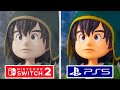 Dragon Quest 7 Reimagined PS5 vs Nintendo Switch 2 Graphics Comparison