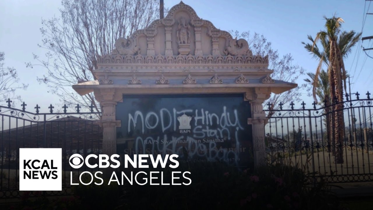 Investigation underway after BAPS Mandir Hindu temple in Chino Hills vandalized