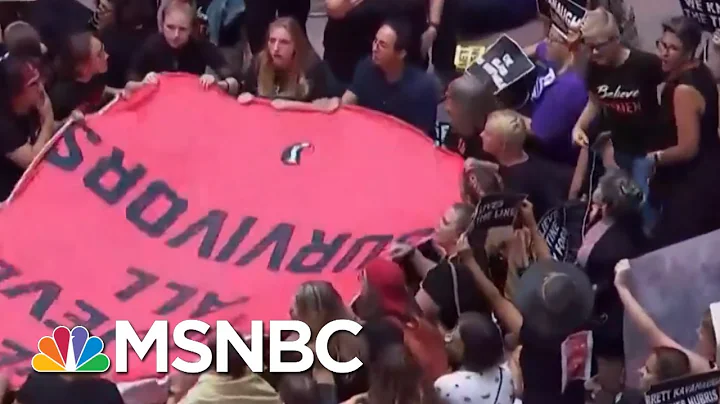 Protestors Swarm Capitol Hill As Brett Kavanaugh I...