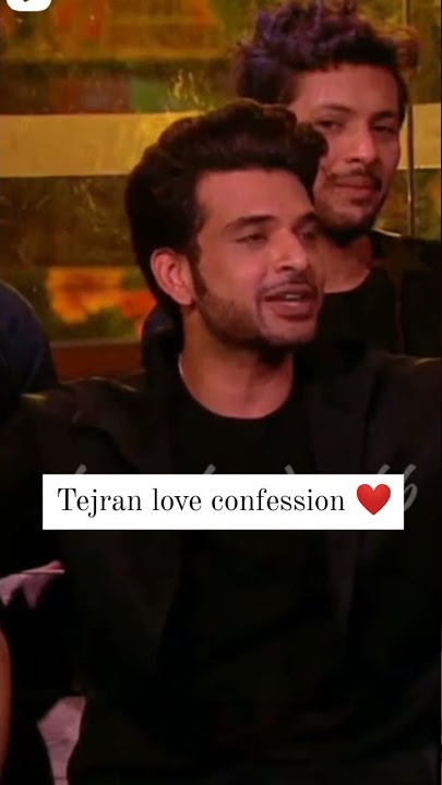 Tejran love confession❤️😘 #tejran