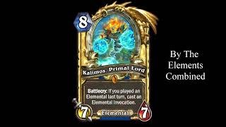 Voice Impressions Hearthstone Kalimos Primal Lord Voice Line