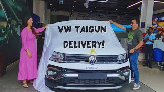 Taking Delivery of new Volkswagen Taigun Highline 1.0 TSI MT.