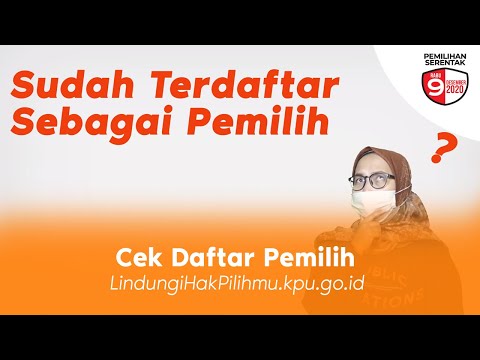 Sudah terdaftar Sebagai Pemilih ?