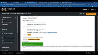 AWS Working with Amazon VPC Network Access Analyzer
