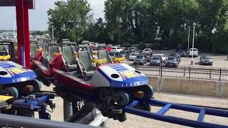 Full Millennium Force transferring on a train at Cedar Point (Rare Footage) Update