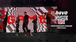 #BGYO | #BGYO_GameOn on #1MXToronto Performance Fancam