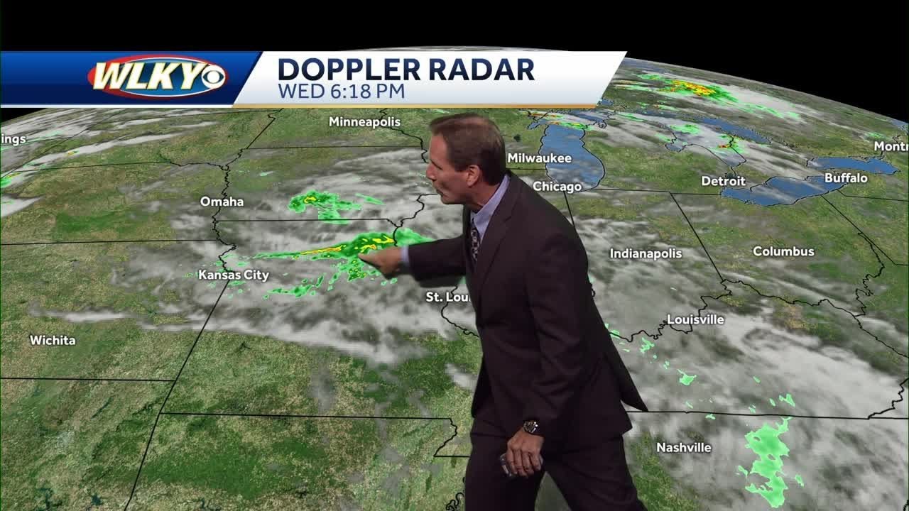 Scattered showers expected late tonight and tomorrow - YouTube