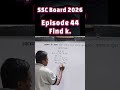 Formula Series Episode 44 Find K.