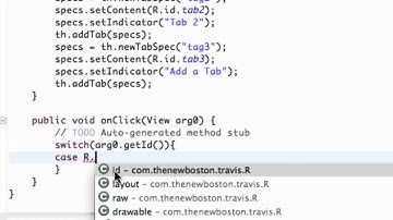 Android Developing Applications Tutorial   86   Creating Tabs in Java