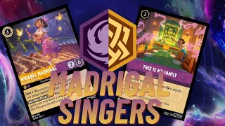 Madrigal Singers - Amber Amethyst Lorcana TCG 