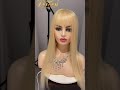 Real Product Test On Aliexpress Platinum Blonde Hair Extensions with Topper Wig