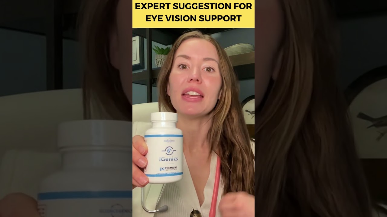 Can Vitamins and Supplements Help your Eyes  Igenics Eye Health Supplement  #shorts