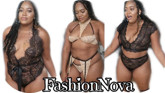 THICK/CURVY GIRL FASHIONNOVA CURVE LINGERIE TRY-ON HAUL 