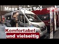 Ein genialer traum kastenwagen van von megamobil mega sport 640 wohnmobil roomtour 2024