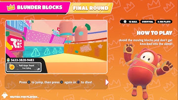 HOW TO TIMEOUT BLUNDER BLOCKS IN FALL GUYS! 