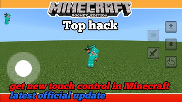 How to get new touch control in Minecraft official update|get new touch control in Minecraft