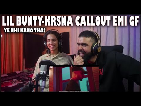 KR$NA - Lil Bunty | Official Music Video (Prod. Flamboy) | REACTION | TEEN SAMBHAVNA