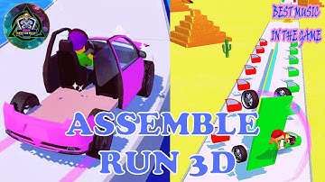 ASSEMBLE RUN 3D. GAMEPLAY ON ANDROID. LEVEL 9-10