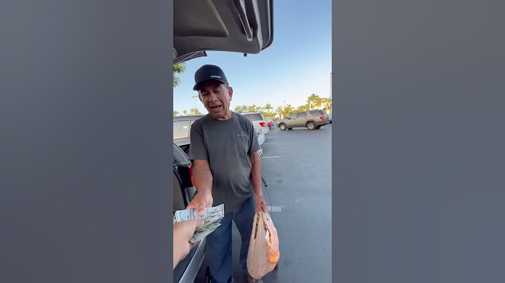 Street vendor had a bad day so I gave him $1,000 :)