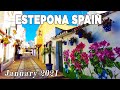 Estepona Walking Tour in January 2021, Malaga, Spain - Osmo Pocket 2 [4K]