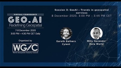 The trends in geospatial services | WGIC GeoAI Virtual Conference