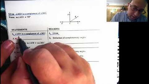 2.5 Two Column Proofs