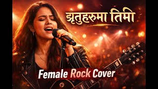Arun Thapa Classic in ROCK? | Ritu Haruma Timi | Female Nepali Rock Cover