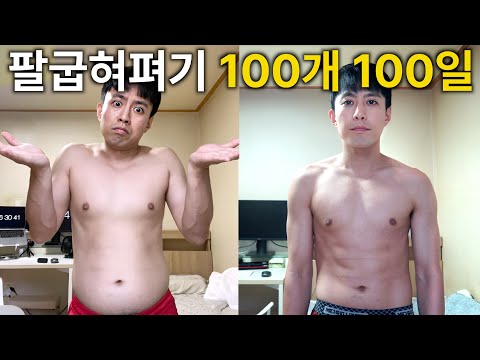 매일 팔굽혀펴기 100개 하면 생기는 일