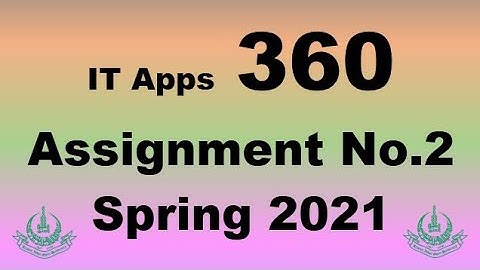 AIOU Code 360 Solved Assignment No.2 Spring 2021