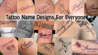 Tattoo name designs letters/ Top name tattoo designs ideas for everyone