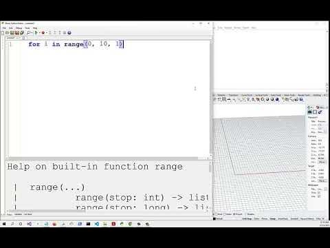 1. Learn Rhinoscript Python - conditions & loops - YouTube