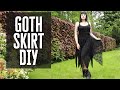 DIY gothic skirt - make your own goth clothing