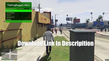 GTA V 1.50  TheKingBugga Mod Menu 1.0.1 + Download