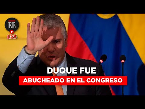 Presidente Duque fue abucheado durante la instalación del nuevo Congreso | El Espectador