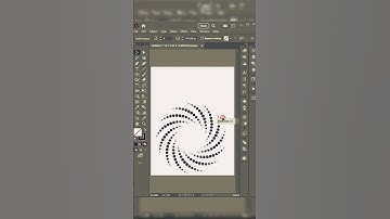 Repeat Dotted Circle Shape in Adobe illustrator CC  #viral #shorts #illustrator