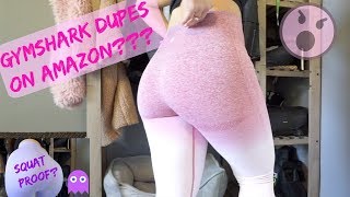 GymShark Dupe Amazon Haul | Try on HAUL | Astrid Ella