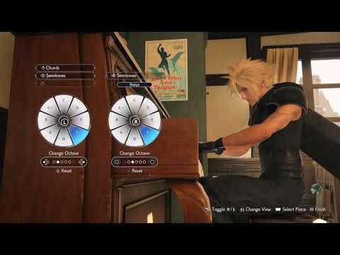 Cloud Strife Plays 30 Random Songs On Tifas Piano : Final Fantasy VII Rebirth Demo