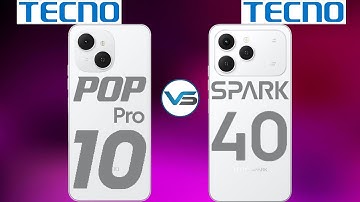 Tecno Spark 40 VS Tecno Pop 10 Pro | Tecno Pop 10 Pro VS Tecno Spark 40 | Tecno Pop 10 Series