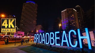 Broadbeach Gold Coast Australia  4k Walk Tour